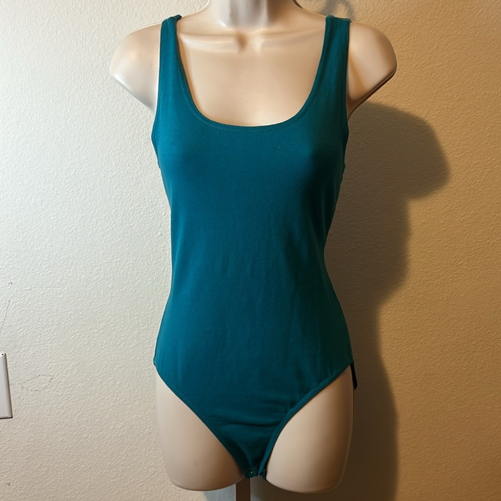 MISS JULI NEW YORK Teal Woman’s Bodysuit (L)